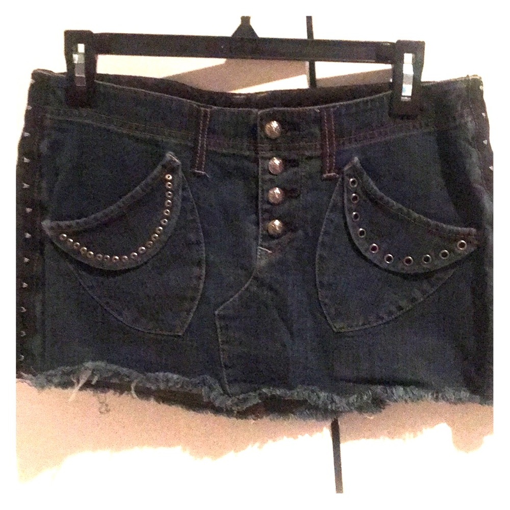 Detailed Guess Denim Skirt